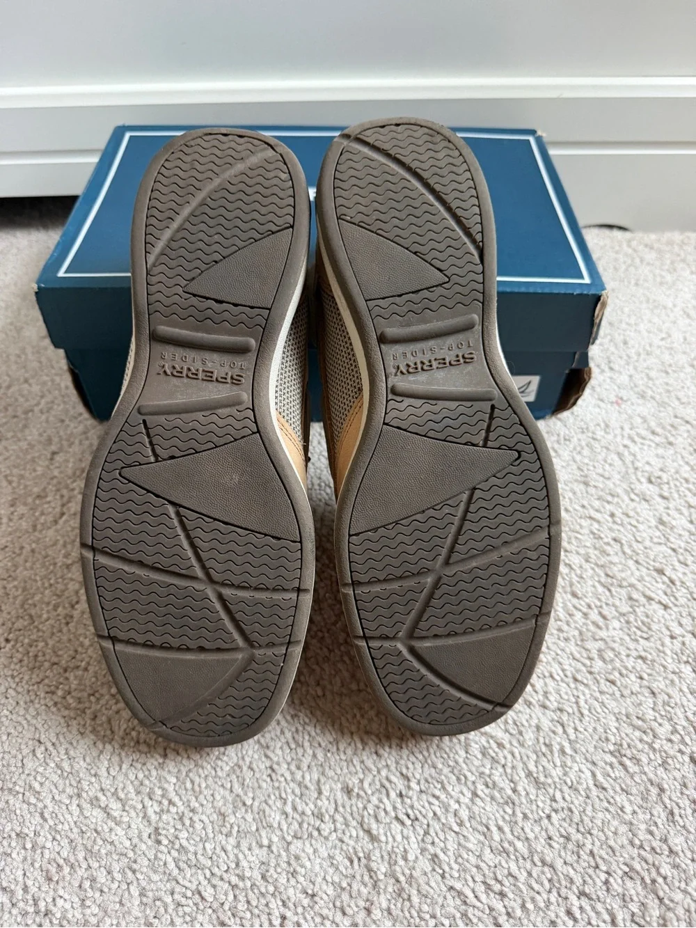 Sperry Casual Leather Boat Shoes in Tan